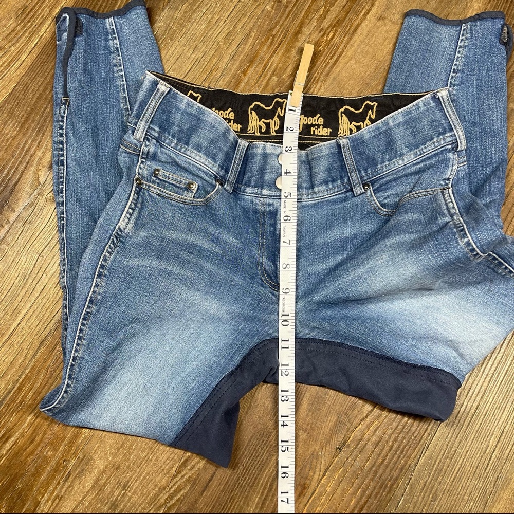 Goode Rider Full Seat Riding Jeans Size 28R - Picture 6 of 12